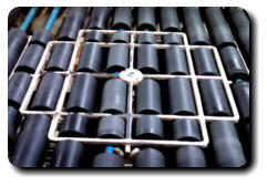 Fabricated turntable for box palletizer