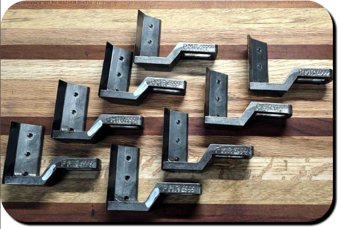 L-shape knives/blades